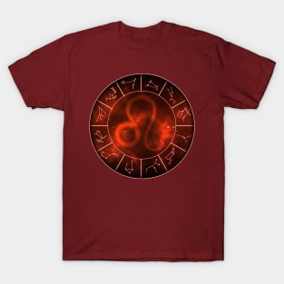 Leo Zodiac Symbol T-Shirt